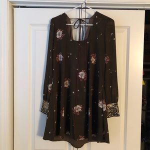 Short floral fall dress